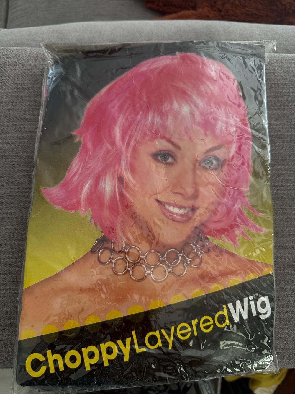 Spirit Halloween Hidden Illusions Choppy Layered Pink Wig